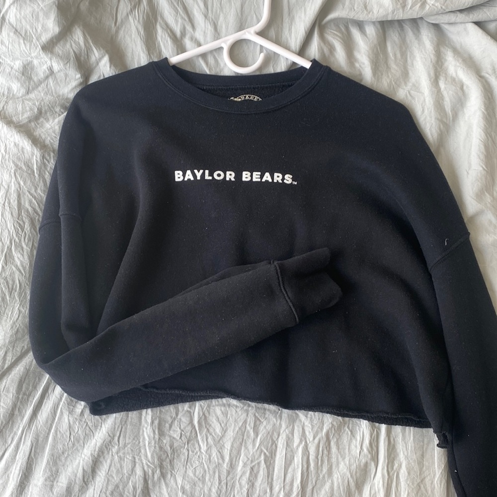 Baylor University Bears Cropped Crewneck